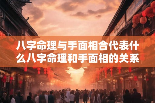 八字命理与手面相合代表什么八字命理和手面相的关系是怎样的