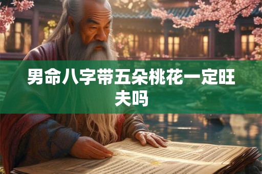 男命八字带五朵桃花一定旺夫吗
