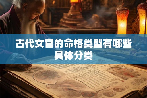 古代女官的命格类型有哪些具体分类