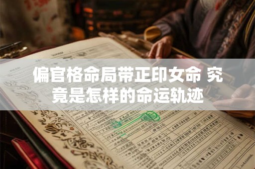 偏官格命局带正印女命 究竟是怎样的命运轨迹