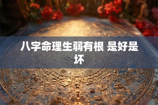 八字命理生弱有根 是好是坏
