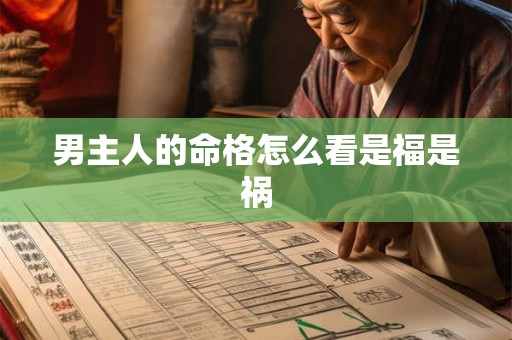 男主人的命格怎么看是福是祸