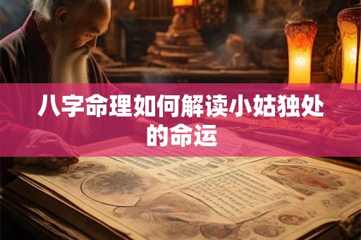 八字命理如何解读小姑独处的命运