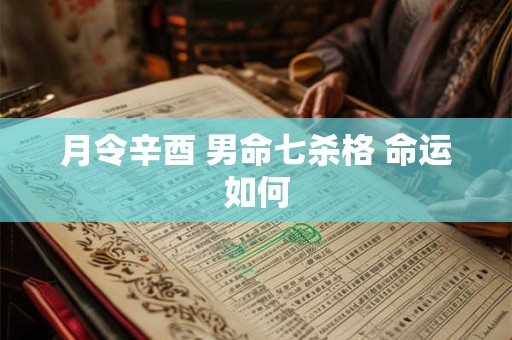 月令辛酉 男命七杀格 命运如何