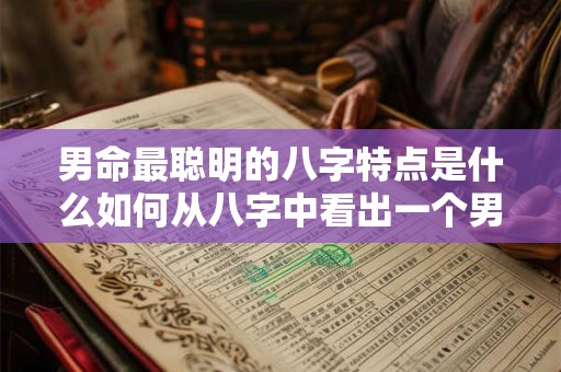 男命最聪明的八字特点是什么如何从八字中看出一个男性是否聪明