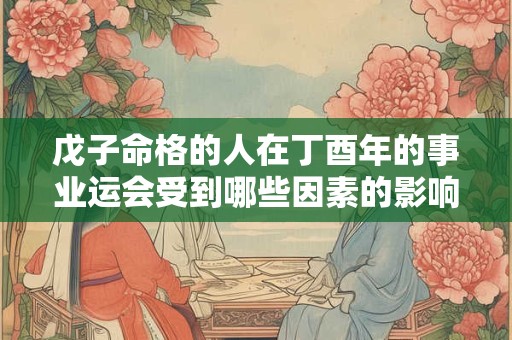 戊子命格的人在丁酉年的事业运会受到哪些因素的影响