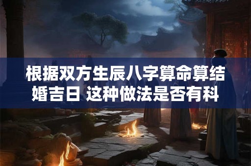 根据双方生辰八字算命算结婚吉日 这种做法是否有科学依据