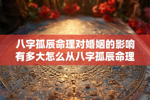 八字孤辰命理对婚姻的影响有多大怎么从八字孤辰命理看婚姻状况