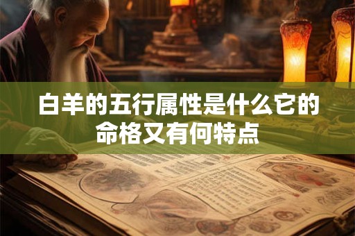 白羊的五行属性是什么它的命格又有何特点