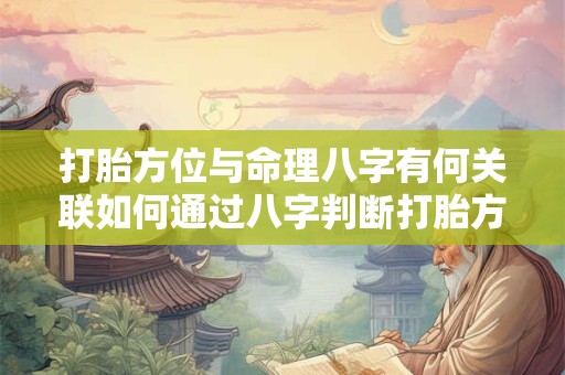 打胎方位与命理八字有何关联如何通过八字判断打胎方位
