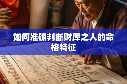 详细阅读:如何准确判断财库之人的命格特征 如何准确判断财库之人的命格特征