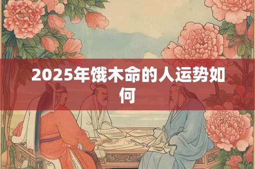 2025年饿木命的人运势如何