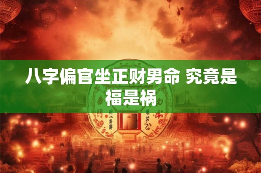 八字偏官坐正财男命 究竟是福是祸