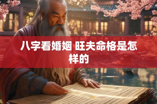 八字看婚姻 旺夫命格是怎样的