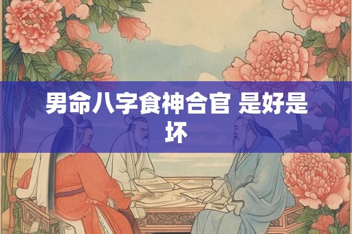 男命八字食神合官 是好是坏