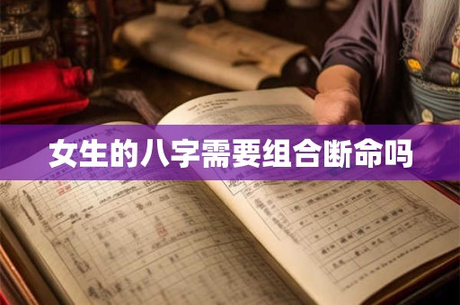女生的八字需要组合断命吗
