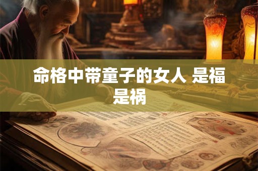 命格中带童子的女人 是福是祸