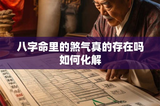 八字命里的煞气真的存在吗如何化解