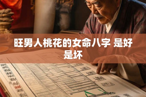 旺男人桃花的女命八字 是好是坏