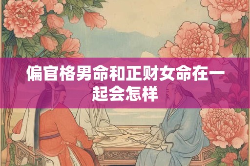 偏官格男命和正财女命在一起会怎样