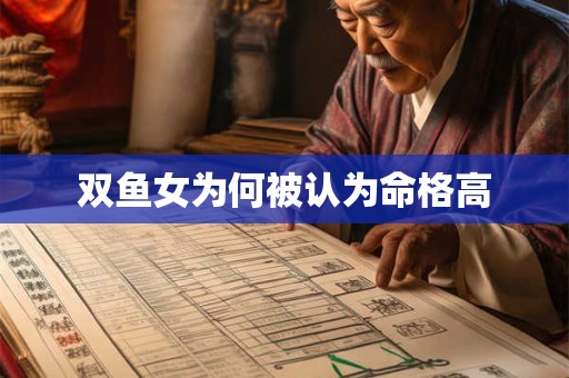 双鱼女为何被认为命格高