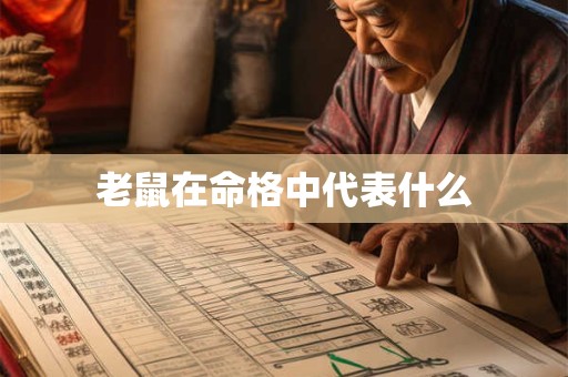 老鼠在命格中代表什么