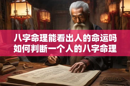 八字命理能看出人的命运吗如何判断一个人的八字命理好坏 八字命理能看出人的命运吗如何判断一个人的八字命理好坏