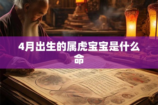 4月出生的属虎宝宝是什么命