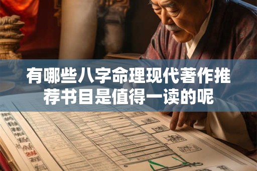 有哪些八字命理现代著作推荐书目是值得一读的呢
