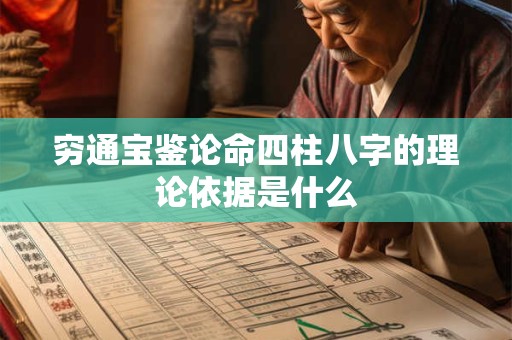 穷通宝鉴论命四柱八字的理论依据是什么