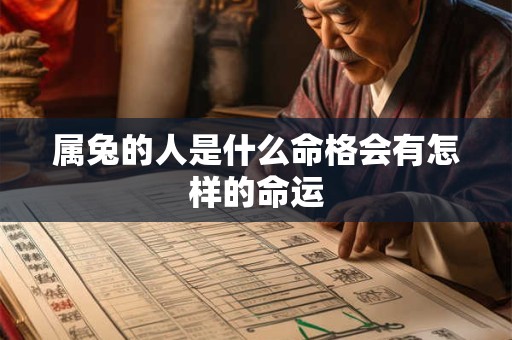 属兔的人是什么命格会有怎样的命运