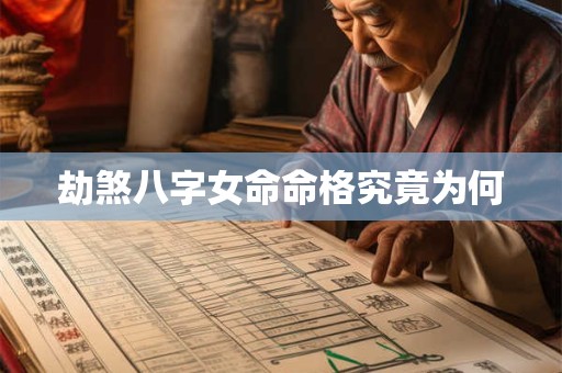 劫煞八字女命命格究竟为何