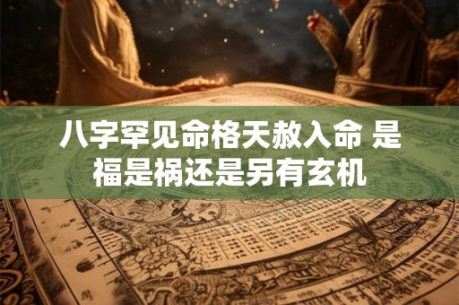 八字罕见命格天赦入命 是福是祸还是另有玄机