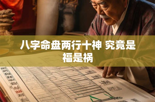 八字命盘两行十神 究竟是福是祸 八字命盘两行十神 究竟是福是祸