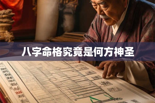 八字命格究竟是何方神圣