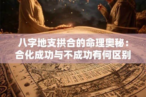 八字地支拱合的命理奥秘：合化成功与不成功有何区别