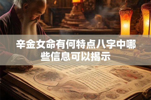 辛金女命有何特点八字中哪些信息可以揭示