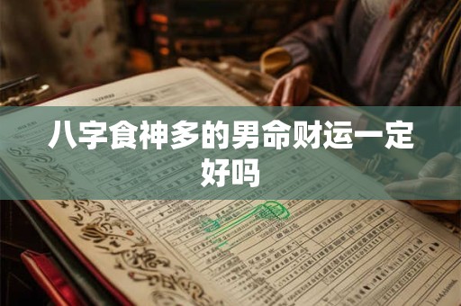 八字食神多的男命财运一定好吗