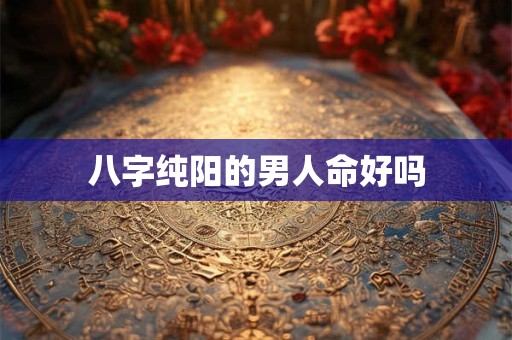 八字纯阳的男人命好吗