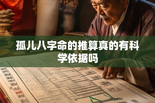 孤儿八字命的推算真的有科学依据吗