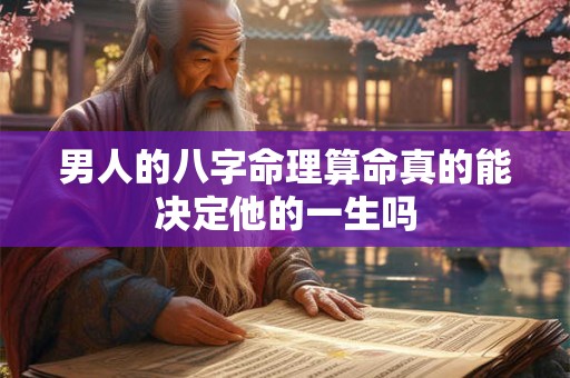 男人的八字命理算命真的能决定他的一生吗