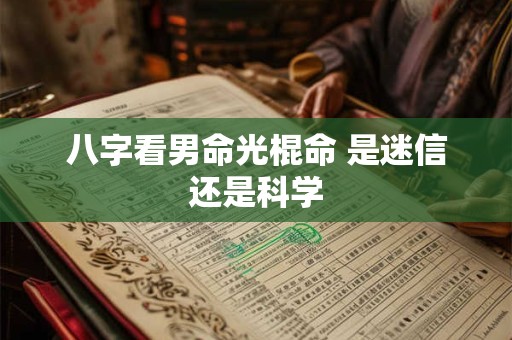 八字看男命光棍命 是迷信还是科学