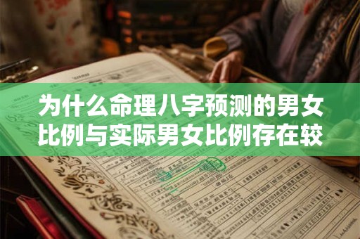 为什么命理八字预测的男女比例与实际男女比例存在较大差异
