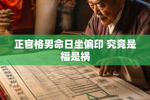 正官格男命日坐偏印 究竟是福是祸