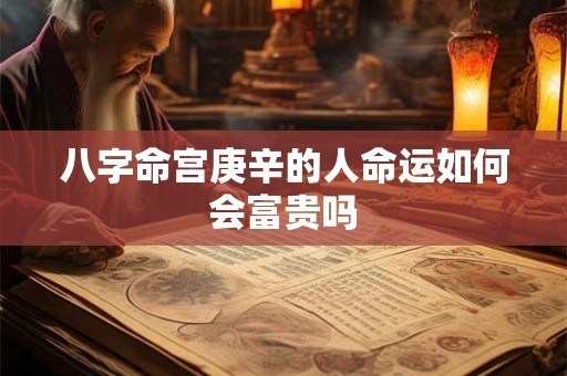 八字命宫庚辛的人命运如何会富贵吗