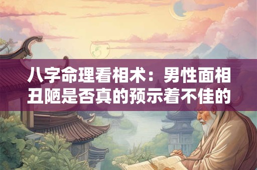 八字命理看相术：男性面相丑陋是否真的预示着不佳的命运