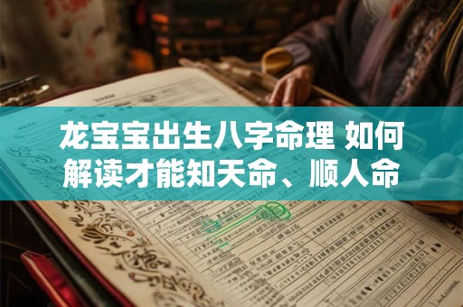 龙宝宝出生八字命理 如何解读才能知天命、顺人命