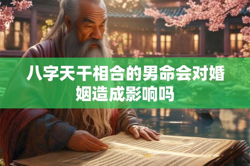 八字天干相合的男命会对婚姻造成影响吗