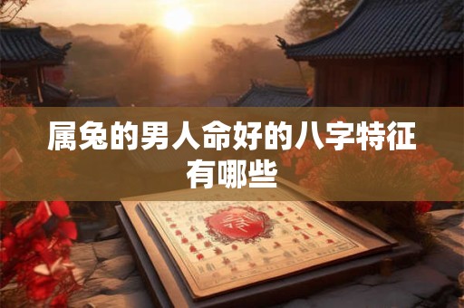 属兔的男人命好的八字特征有哪些