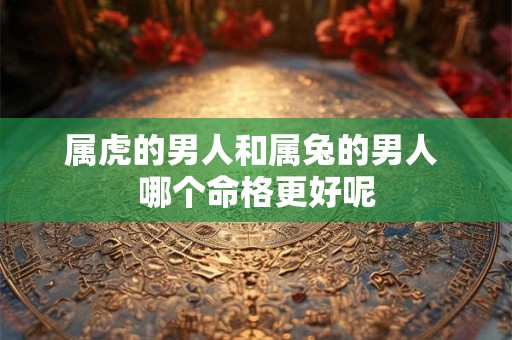 属虎的男人和属兔的男人 哪个命格更好呢